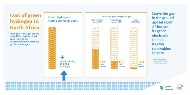 cost of non-green hydrogen