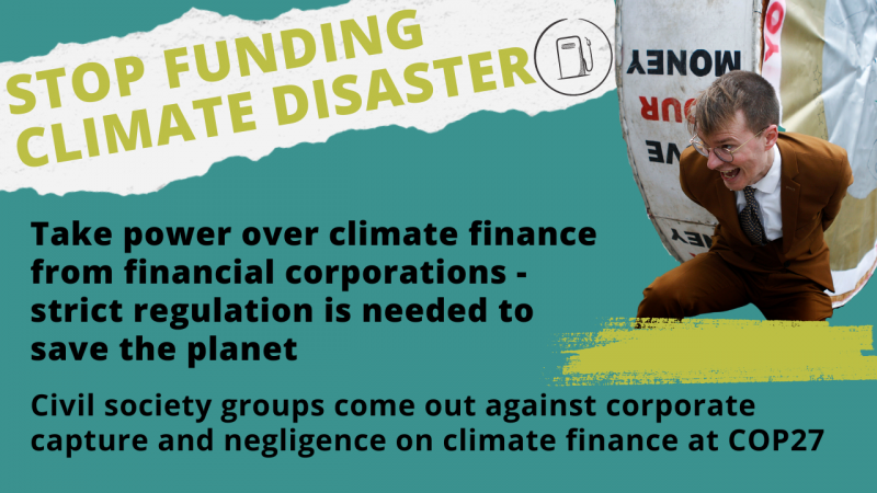 Stop funding climate disaster