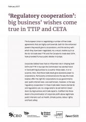 Regulatory cooperation in TTIP and CETA