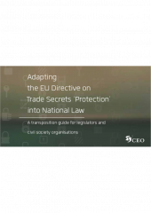 Trade secrets - report cover