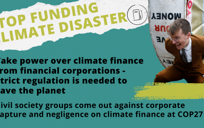 Stop funding climate disaster